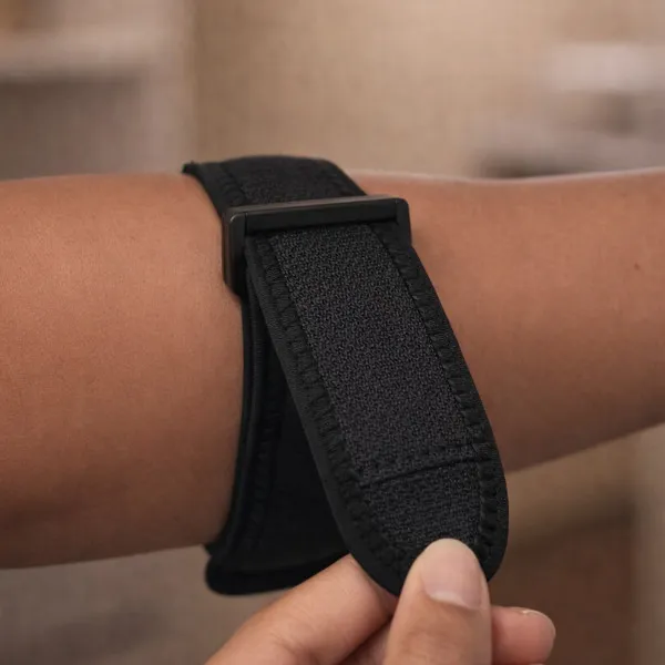 BandoraFlex - Suporte ergonômico que sustenta o peso do cabo.